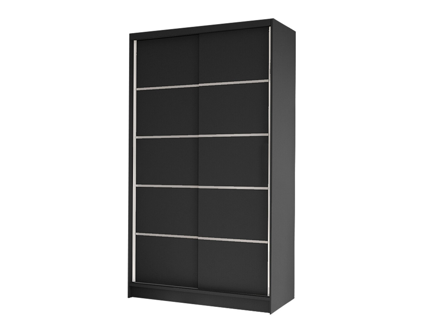 Garderobeskab Closico Fractor IV (Sort)
