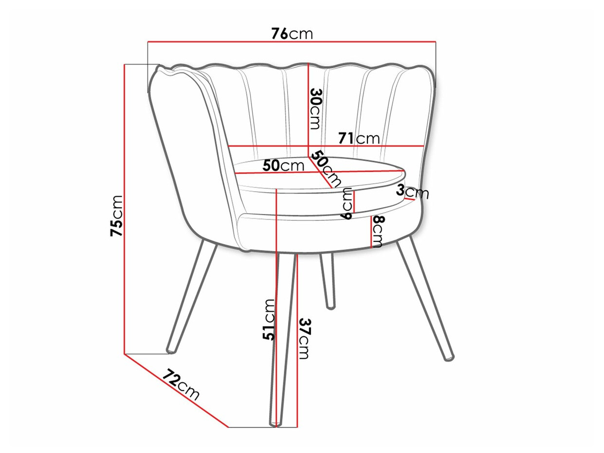 Lænestol Comfivo Univae (Grå + Gylden)