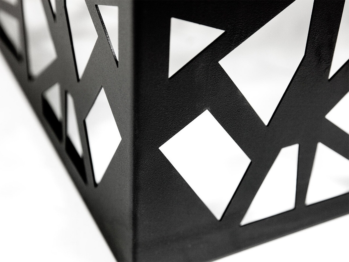 Sofabord Germantown 102 (Mat sort + Glansfuld hvid)