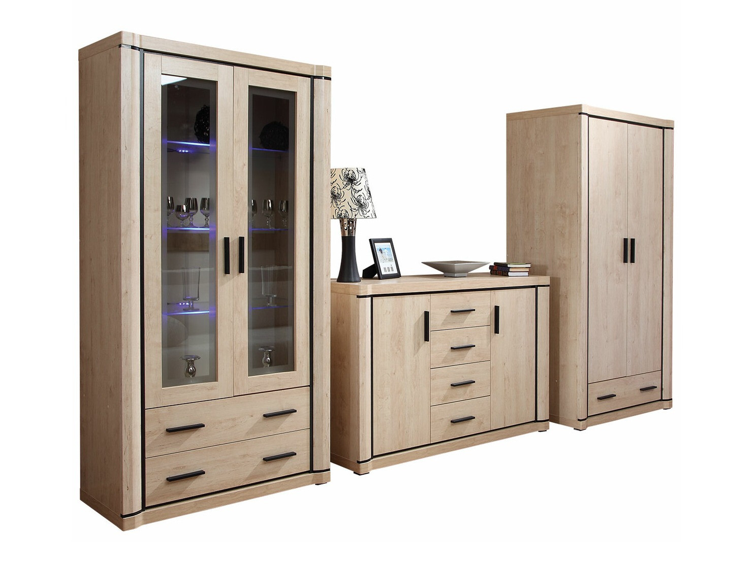 Stuemøbelsæt Lorelie 125 (Sonoma eg)