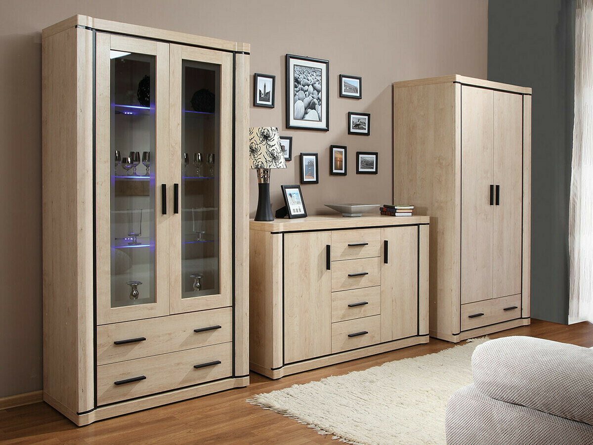 Stuemøbelsæt Lorelie 125 (Sonoma eg)