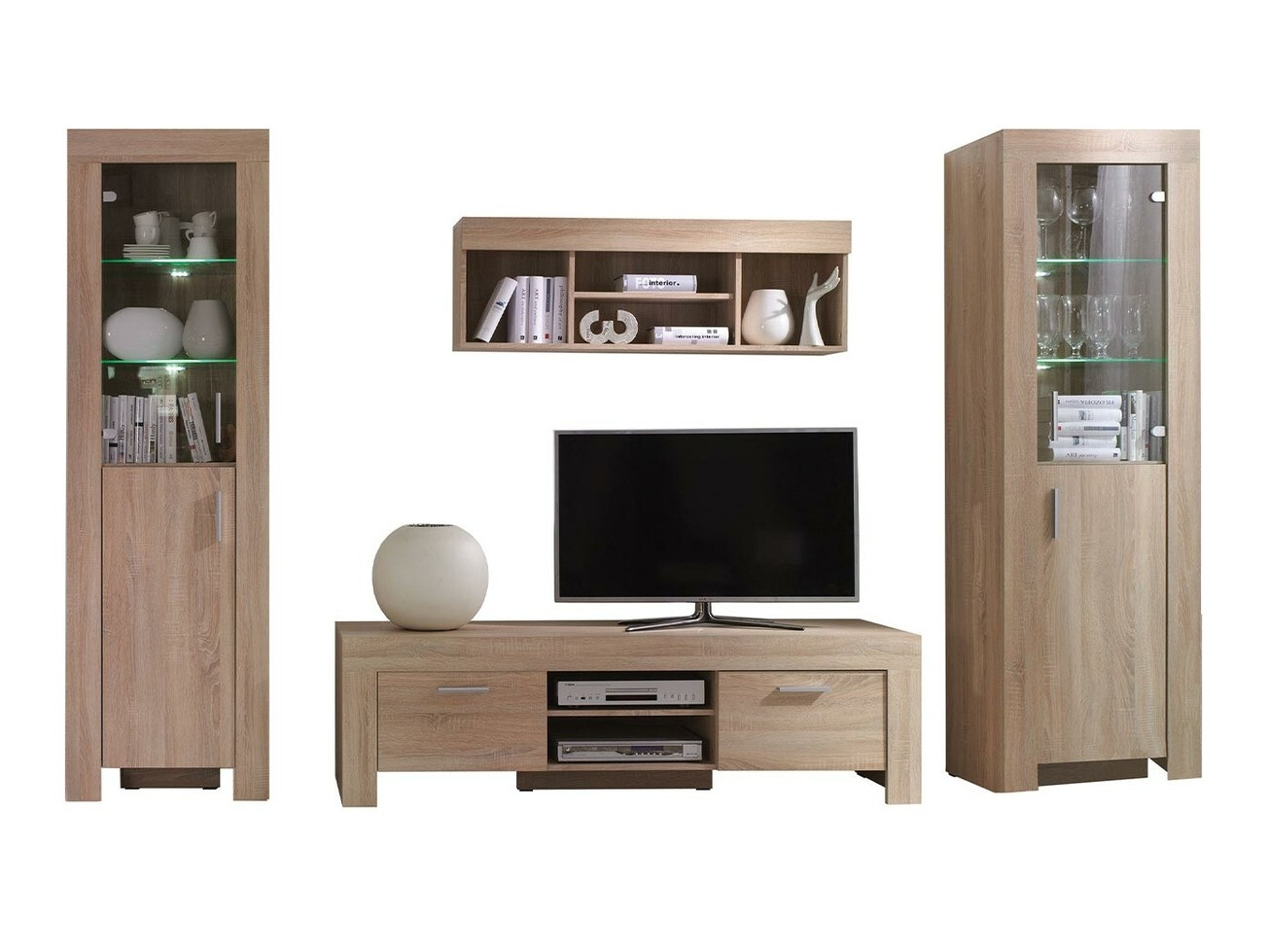 Stuemøbelsæt Melfeli 124 (Sonoma eg)