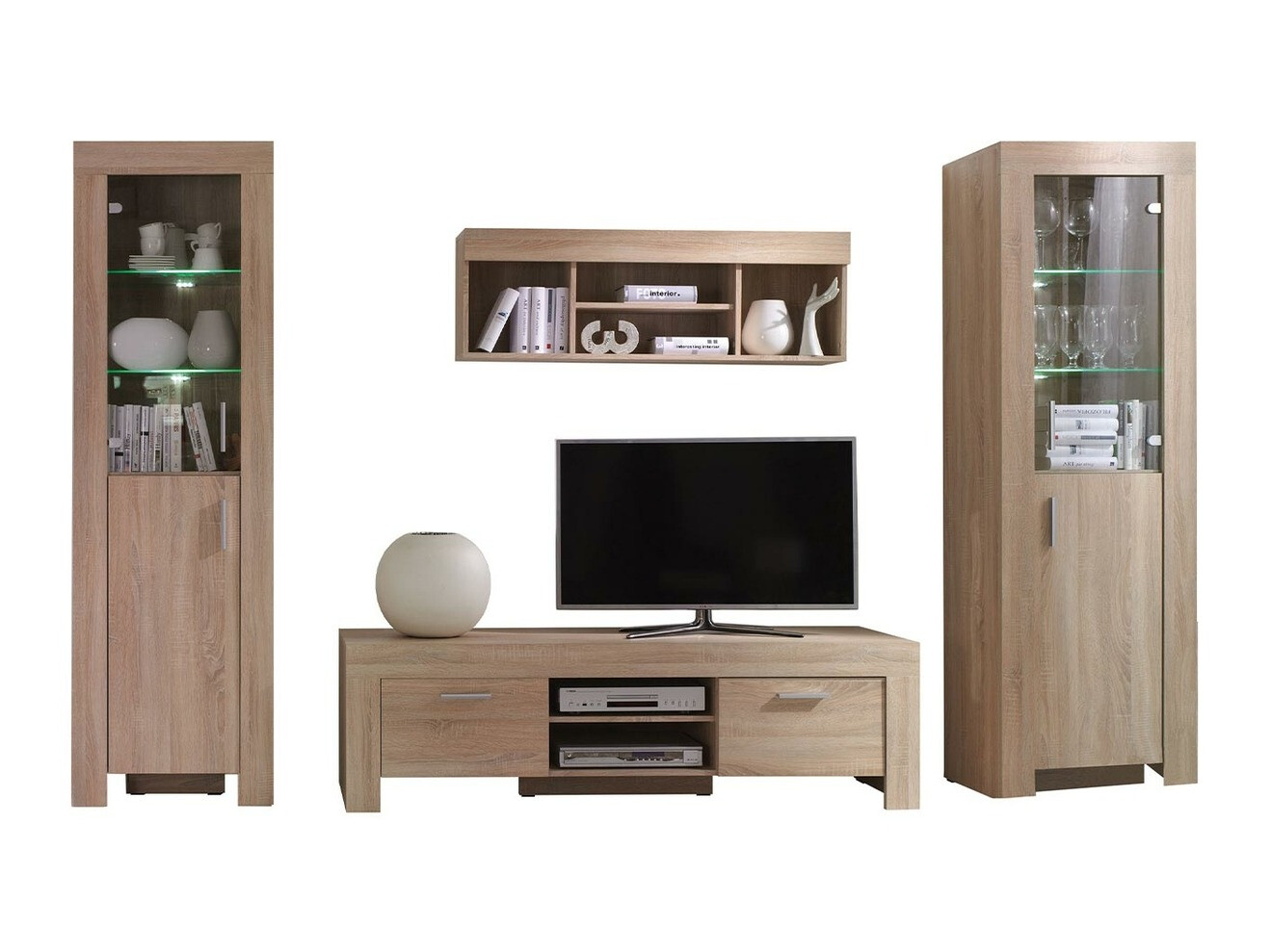 Stuemøbelsæt Melfeli 124 (Sonoma eg)