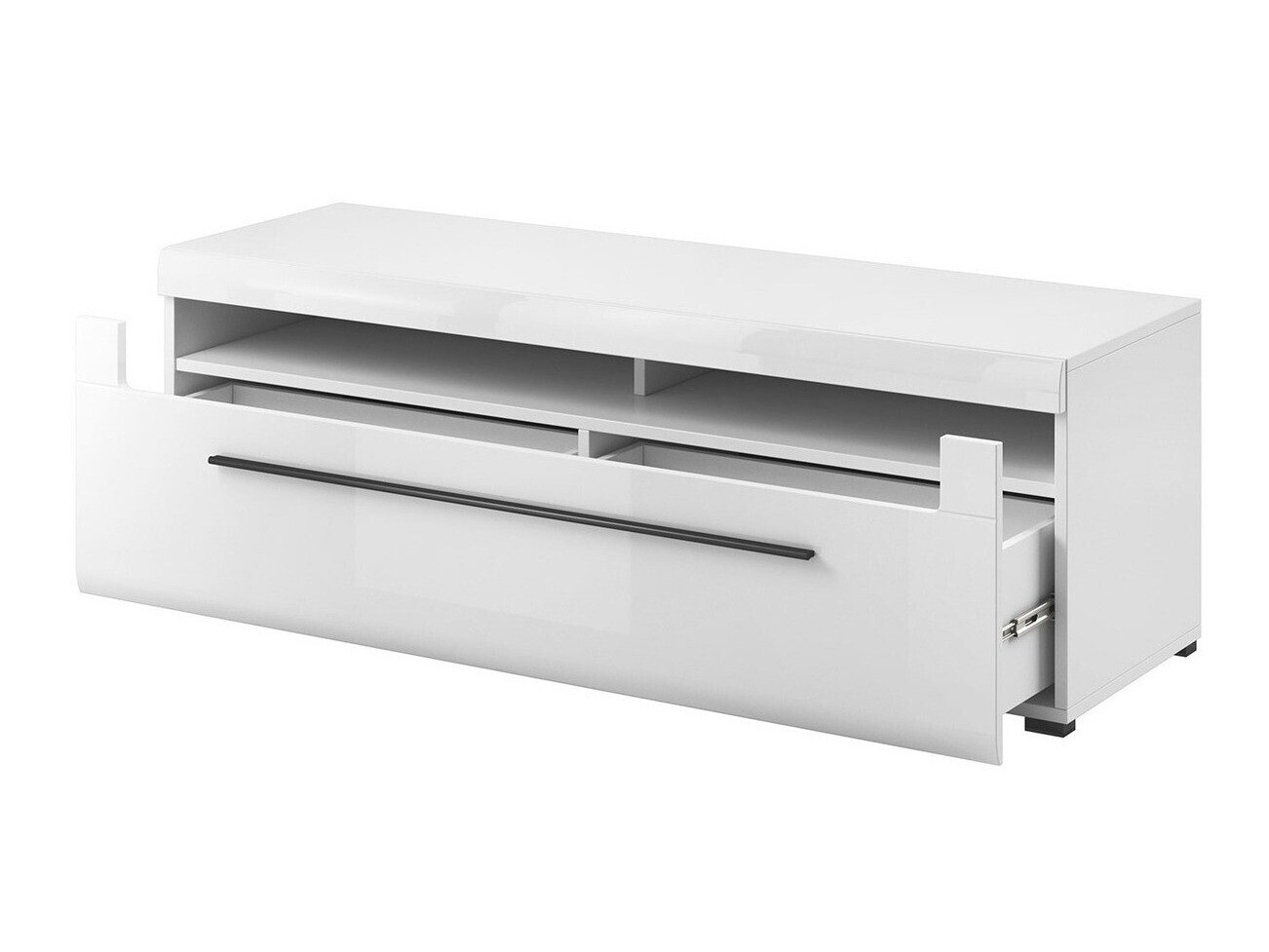 Stuemøbelsæt Ophsalu 111 (Hvid + Glansfuld hvid)