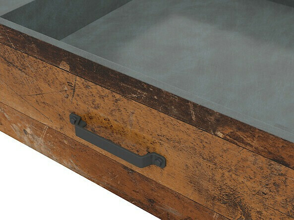 Opbevaringsboks Belsera 105 (Brun + Matera grå)