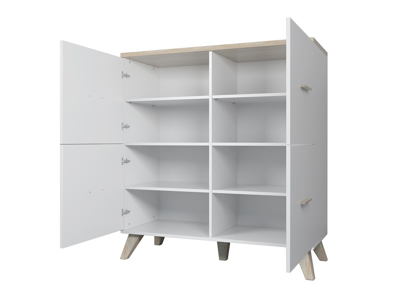 Stuemøbelsæt Larfloi 113 (Wotan eg + Sort)