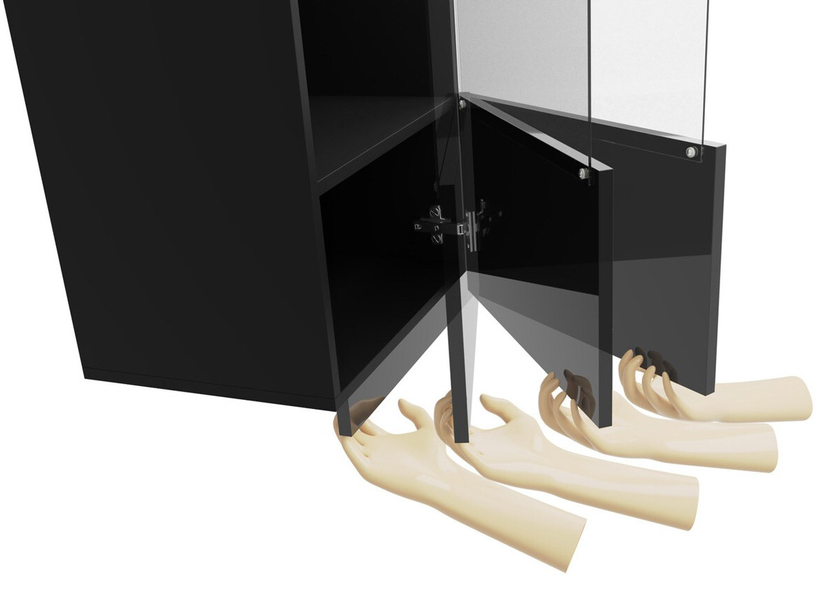 Stuemøbelsæt Tivdalu 111 (Hvid + Glansfuld hvid)