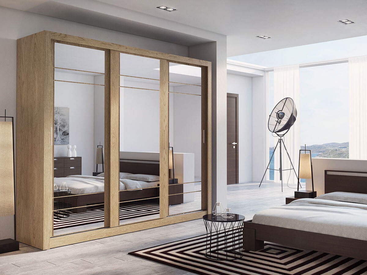 Garderobeskab Fresno 101 (Lys eg)