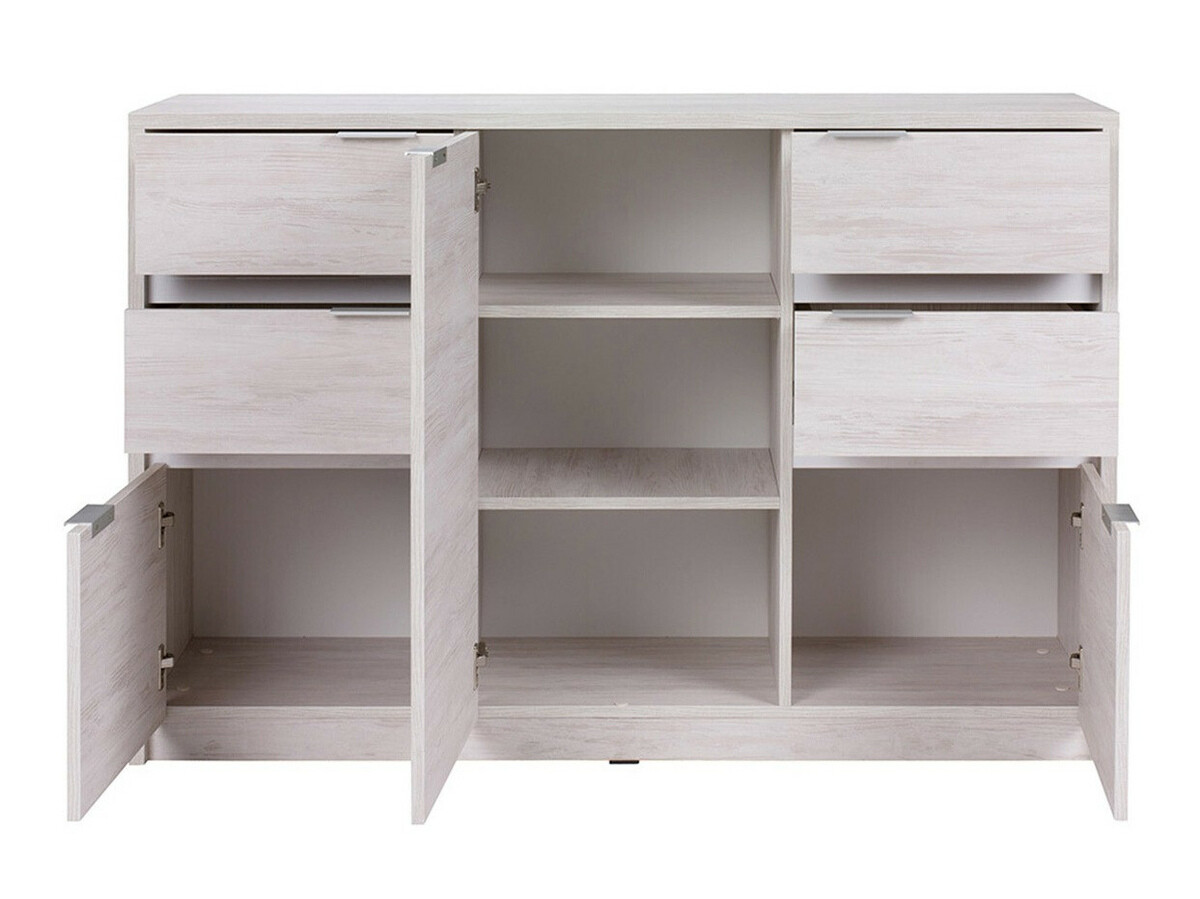 Stuemøbelsæt Fivelbo 117 (Kloster eg + Blank sort)