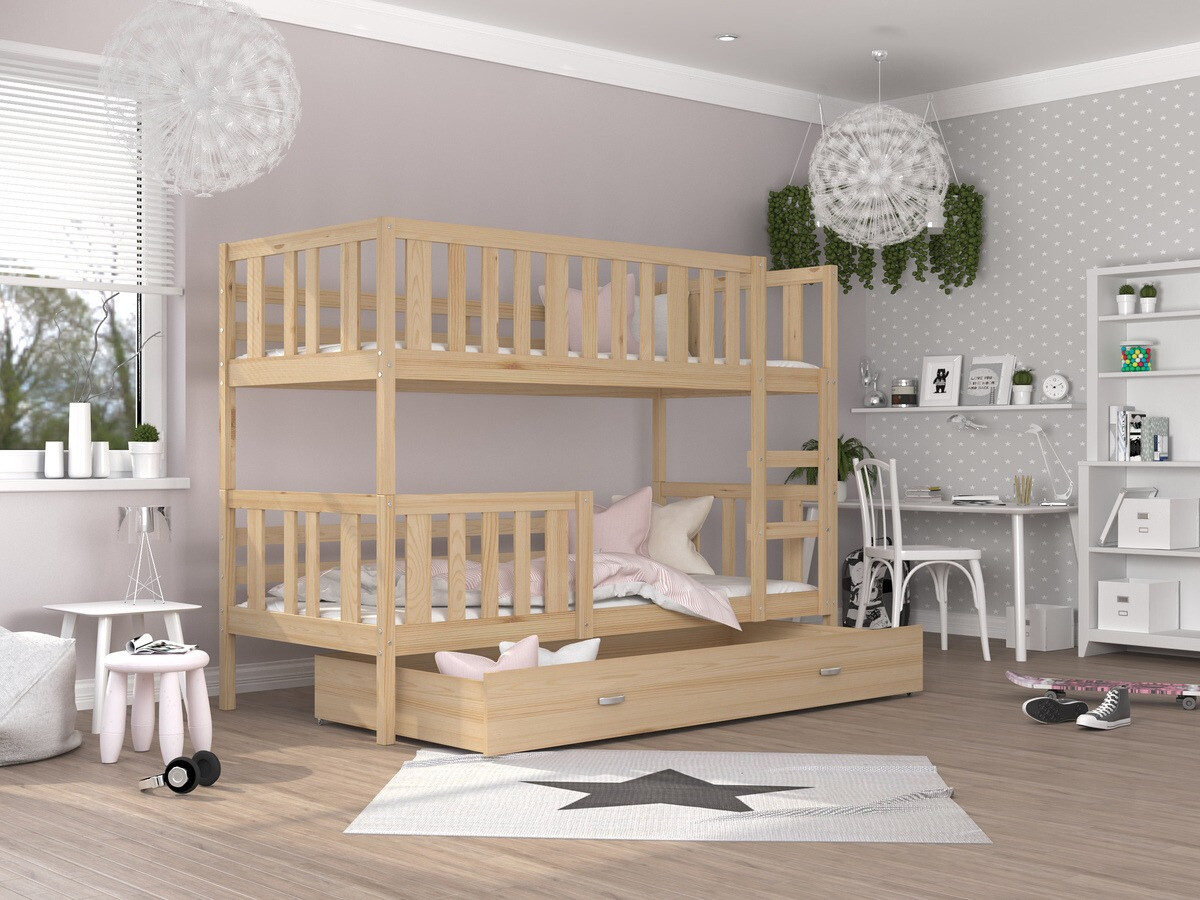 Køjeseng Aurora 147 (Fyrretræ)