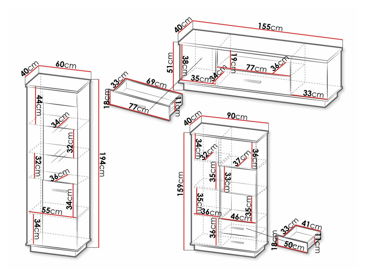 Stuemøbelsæt Tenodeu 114