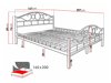 Seng Elmira 100 (Hvid)