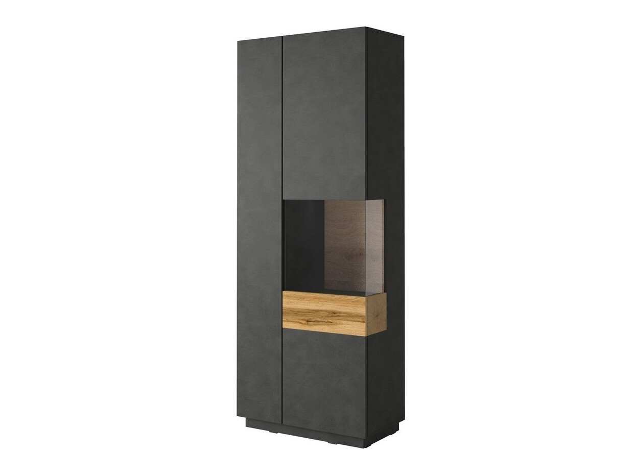Reol Livlore 100 (Matera grå + Wotan eg)