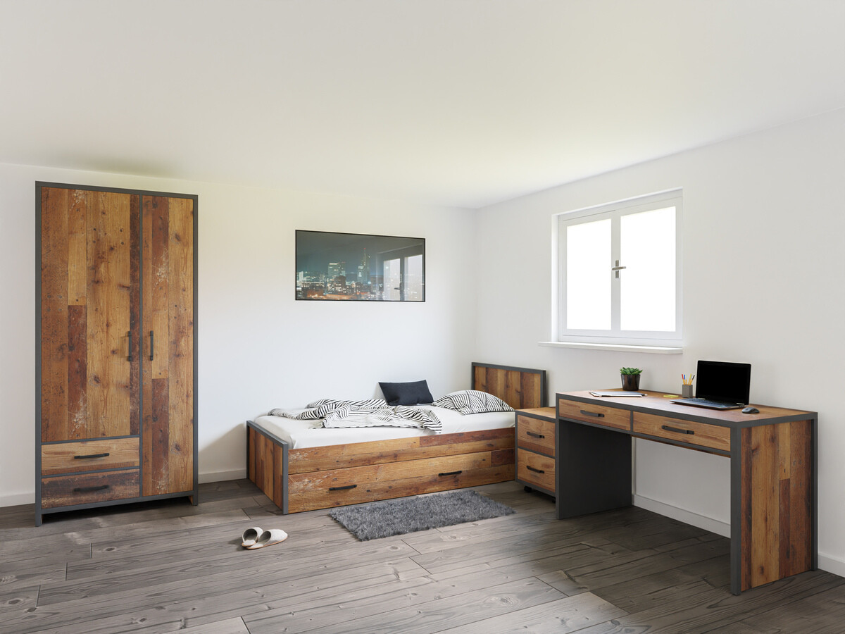 Møbelsæt Belsera 111 (Brun + Matera grå)