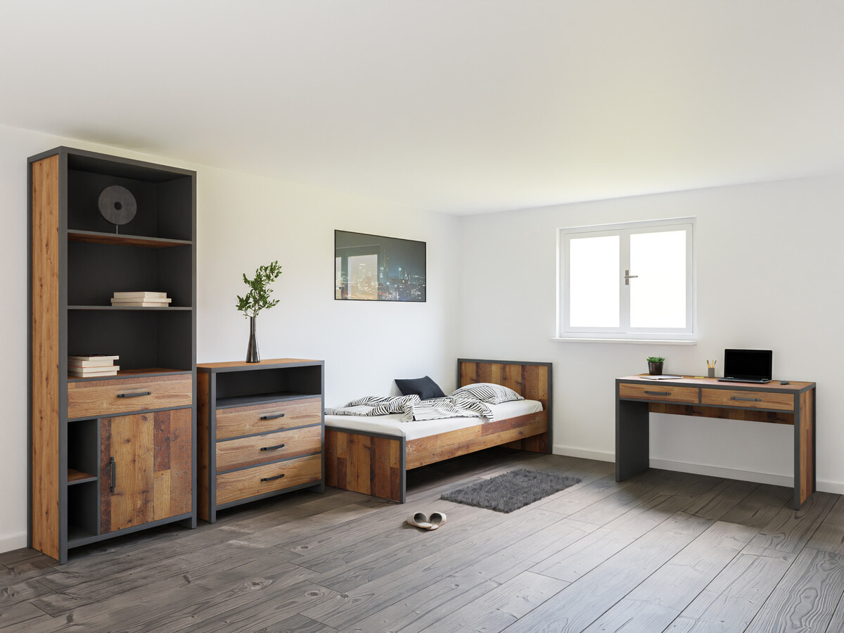 Møbelsæt Belsera 113 (Brun + Matera grå)