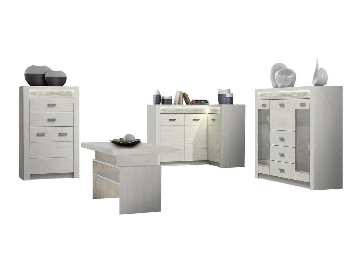 Stuemøbelsæt Serfeno 121 (Craft hvid)