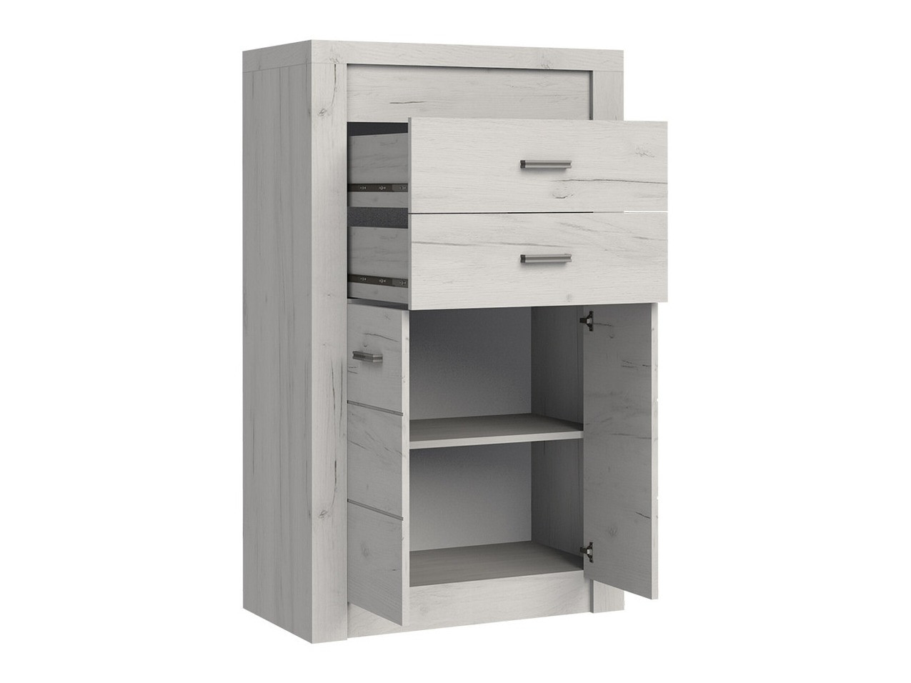 Stuemøbelsæt Serfeno 121 (Mørk aske)