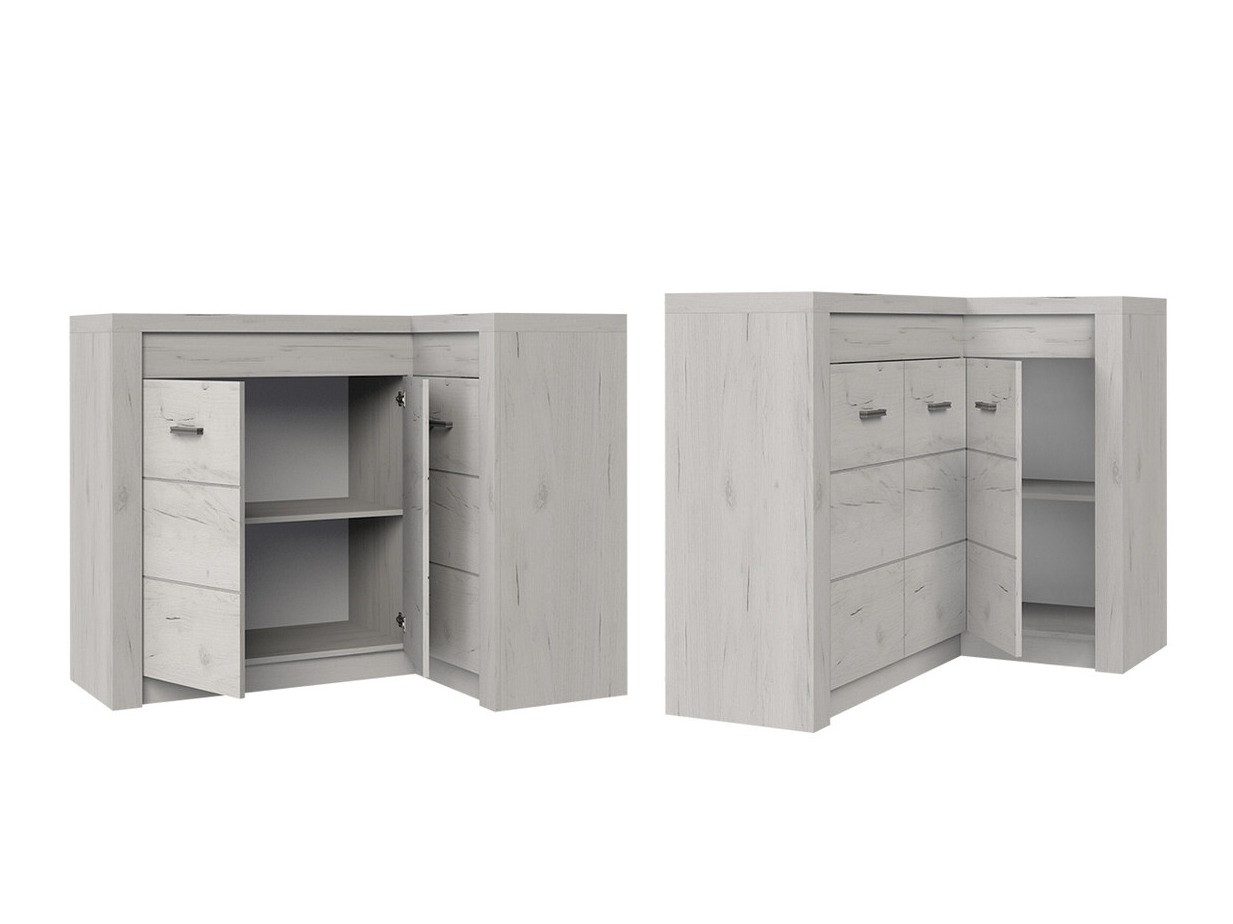 Stuemøbelsæt Serfeno 121 (Mørk aske)