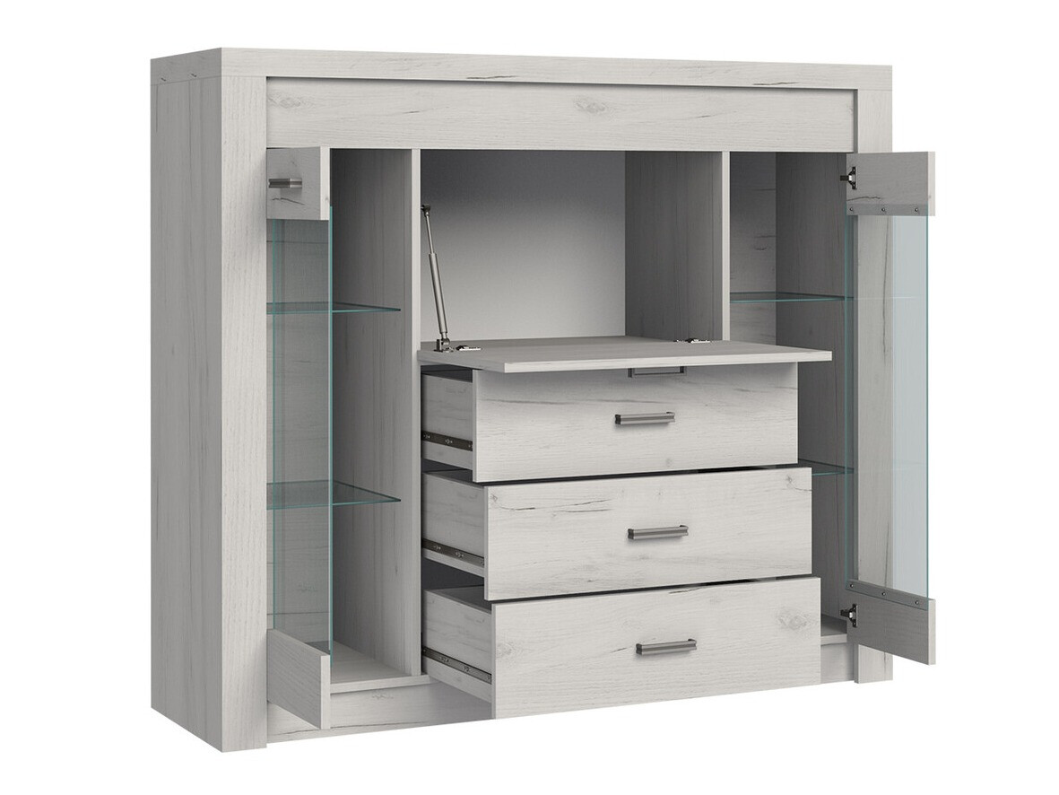 Stuemøbelsæt Serfeno 122 (Mørk aske)