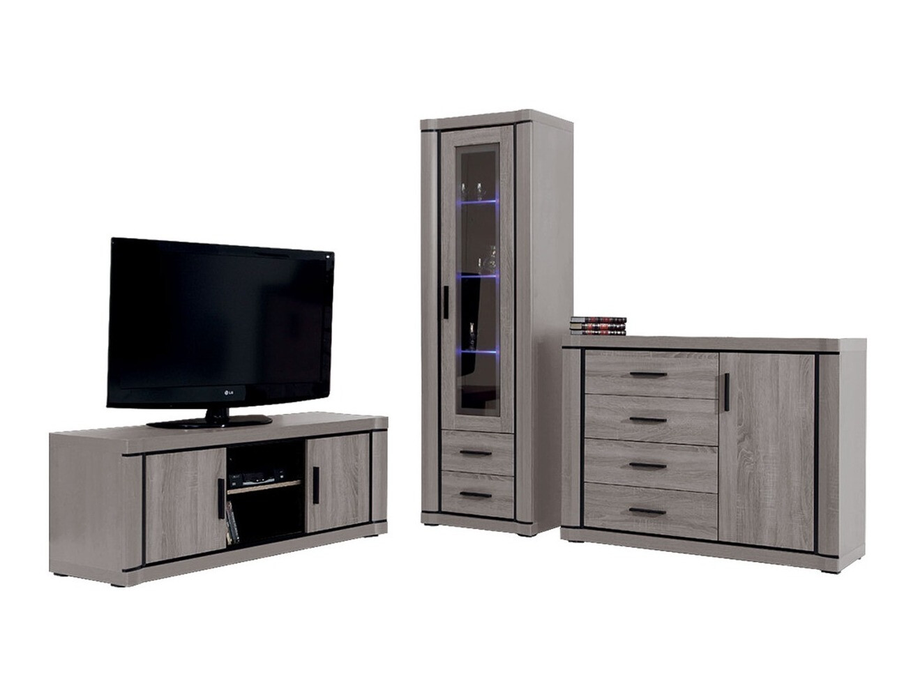 Stuemøbelsæt Lorelie 122 (Trøffel egetræ)