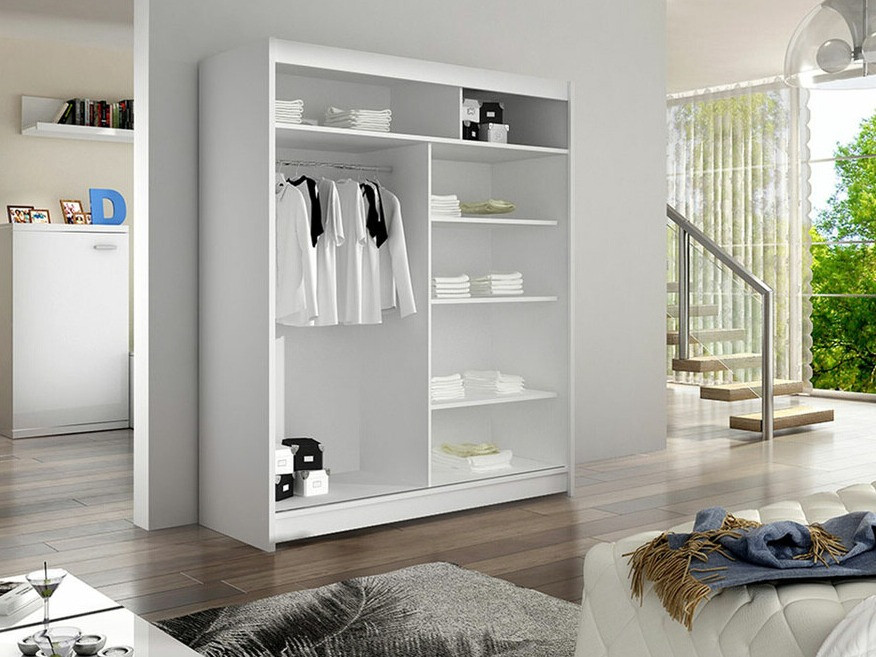 Garderobeskab Closico Salvor II (Sort + Artisan eg)