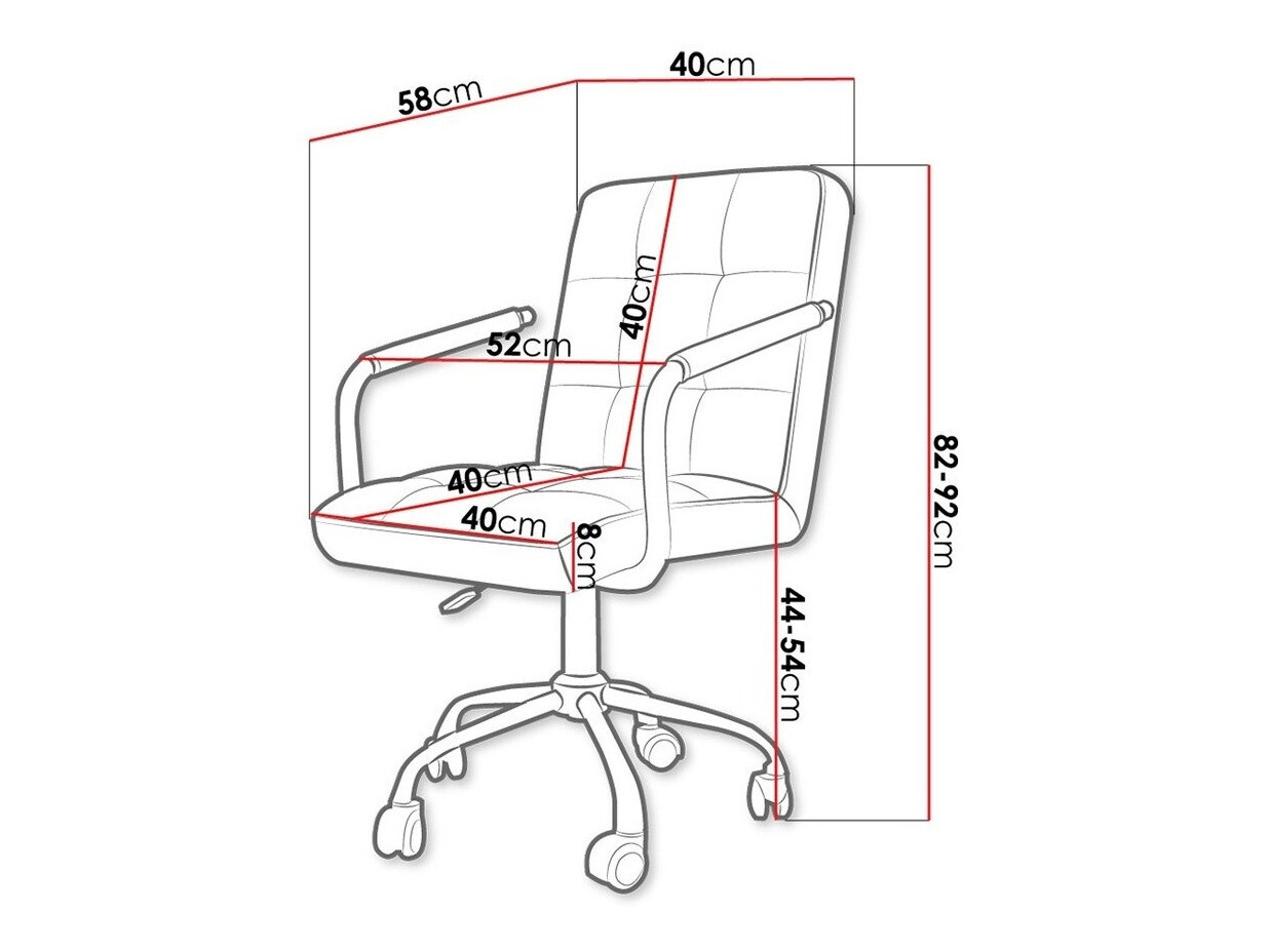 Kontorstol Comfivo Hilaritas I (Sort)