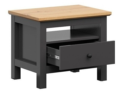 Soveværelsessæt Sordoro 123 (Grafit + Artisan eg)