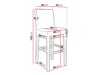 Barstol Racine 103 (Sort + Magic Velvet 2258)