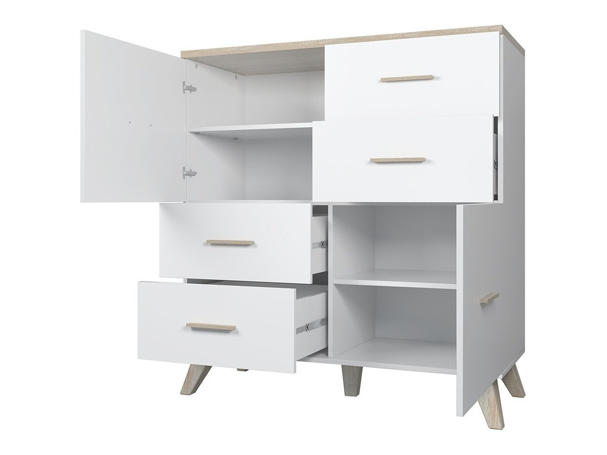 Stuemøblersæt Larfloi 112 (Wotan eg + Sort)