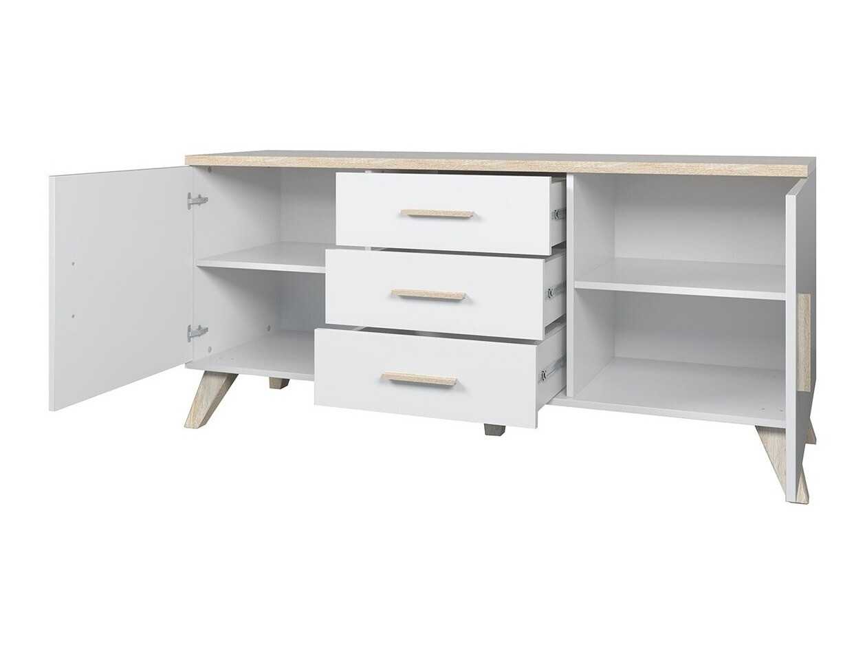 Stuemøblersæt Larfloi 112 (Wotan eg + Sort)