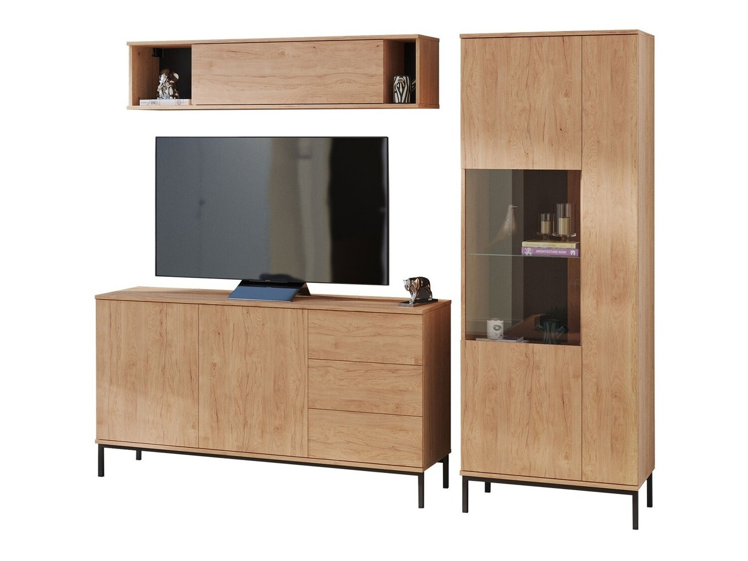 Stuemøblersæt Lomsore 110 (Lyst træ)