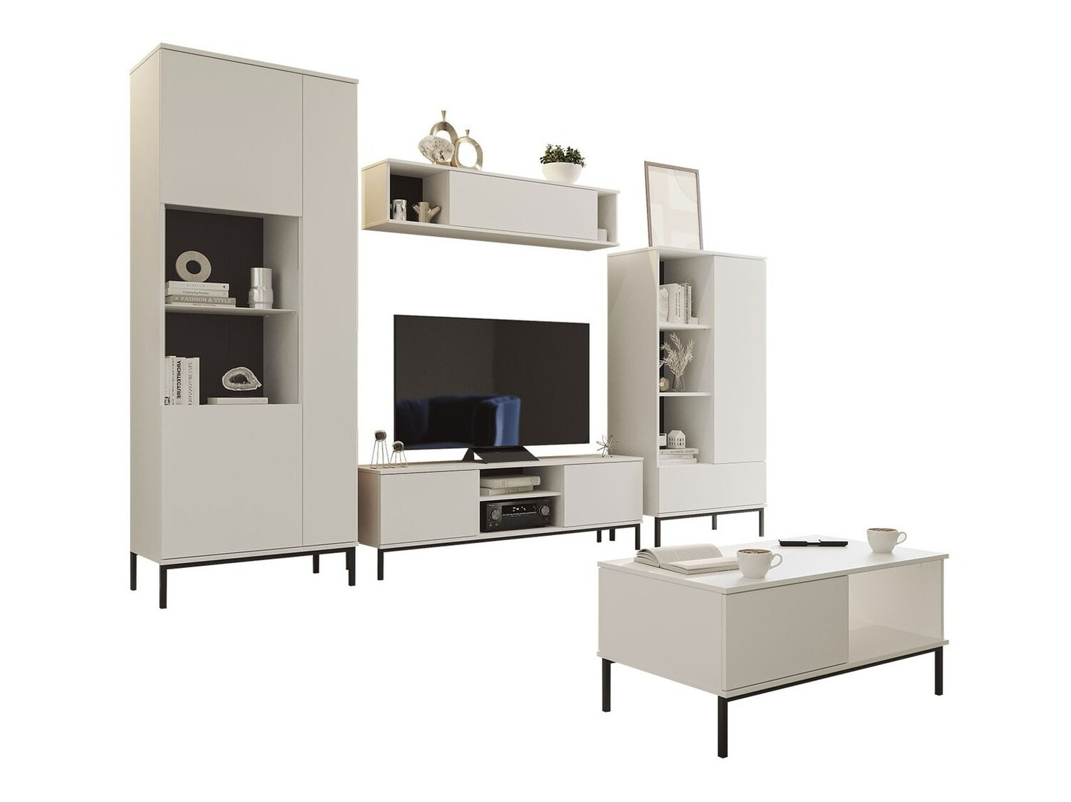 Stuemøbelsæt Lomsore 108 (Hvid)