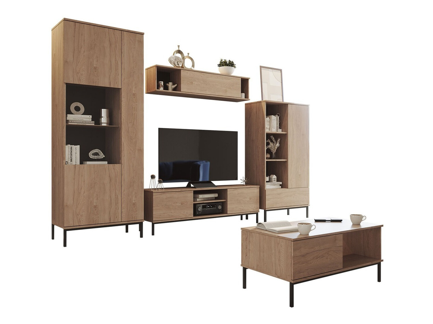 Stuemøbelsæt Lomsore 108 (Lyst træ)