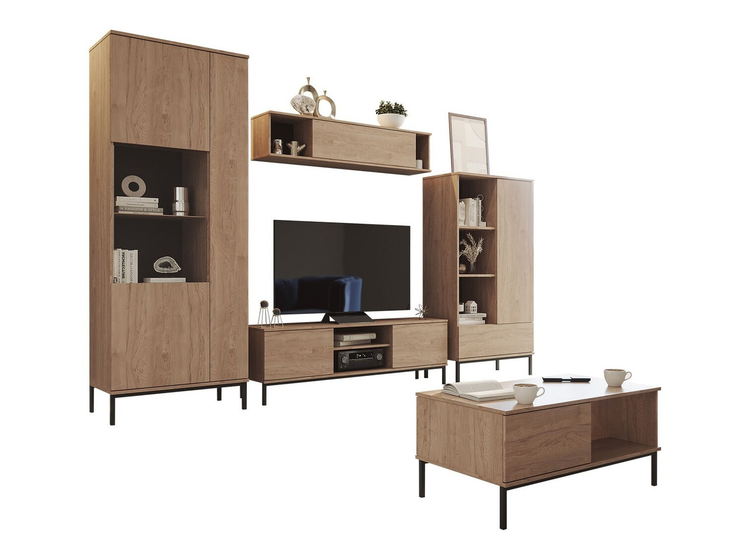 Stuemøbelsæt Lomsore 108 (Lyst træ)