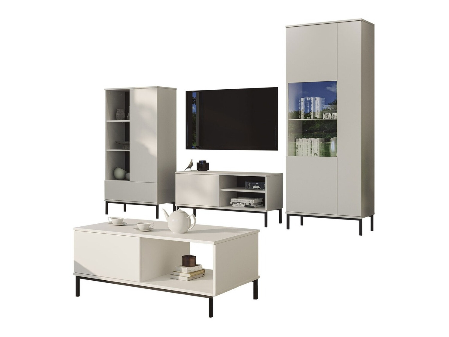 Stuemøblersæt Lomsore 109 (Hvid)