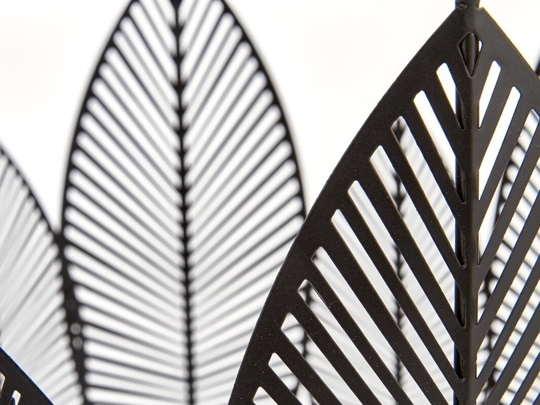 Sidebordesæt Houston 974 (Sort + Lyst træ)