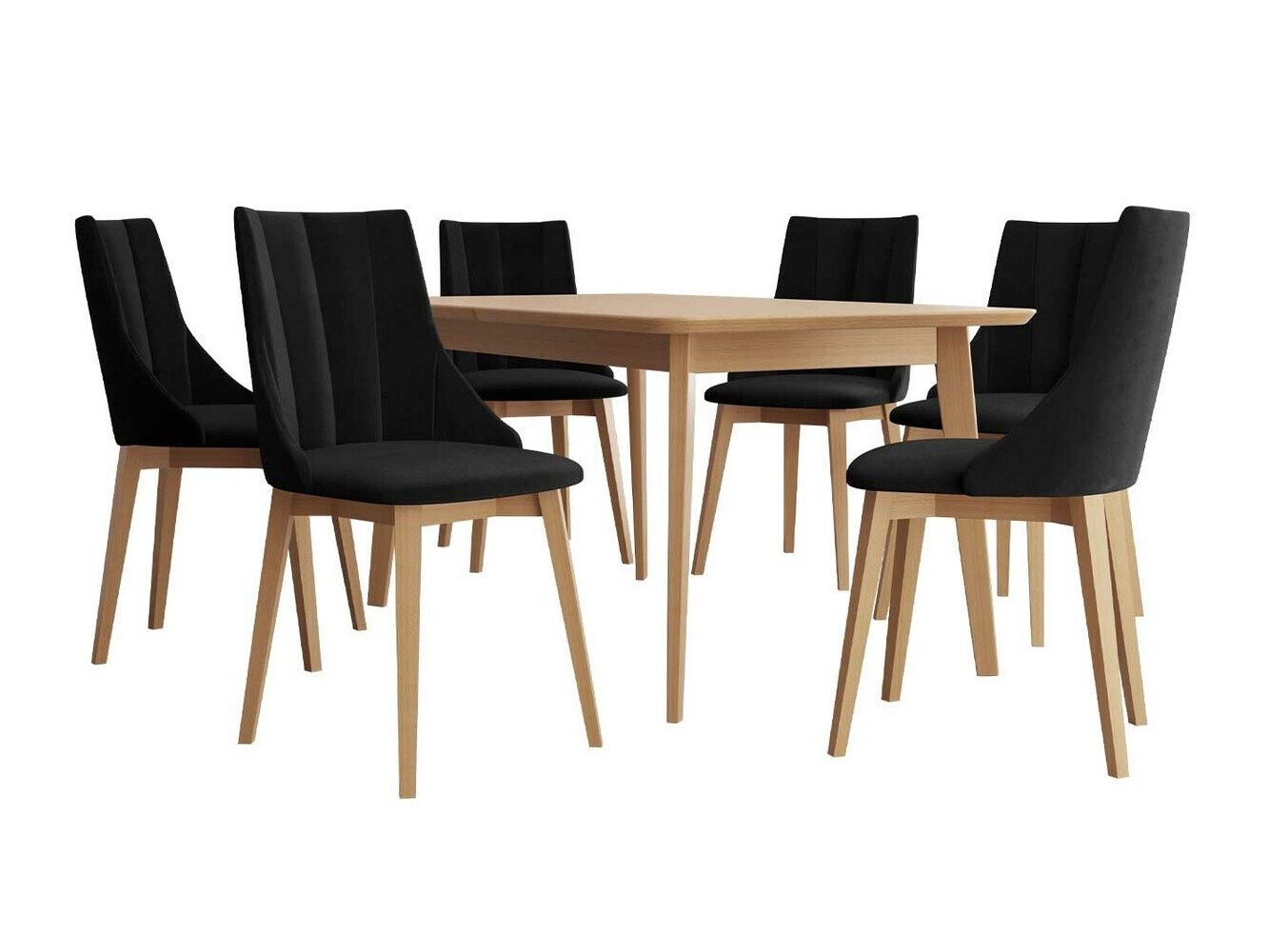 Spisestuesæt Racine 139 (Brun + Magic Velvet 2219)