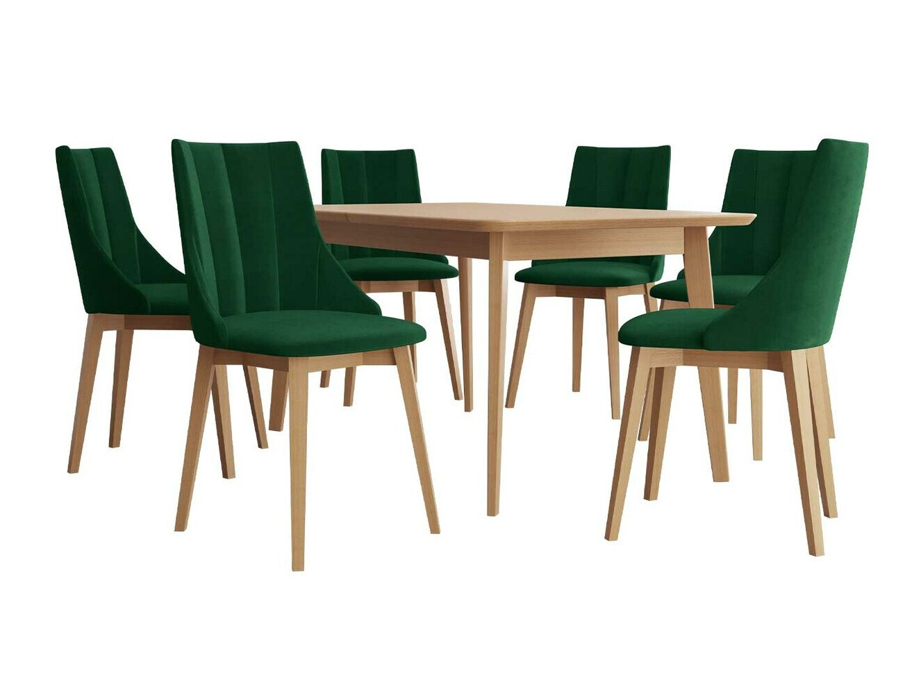 Spisestuesæt Racine 139 (Brun + Magic Velvet 2225)