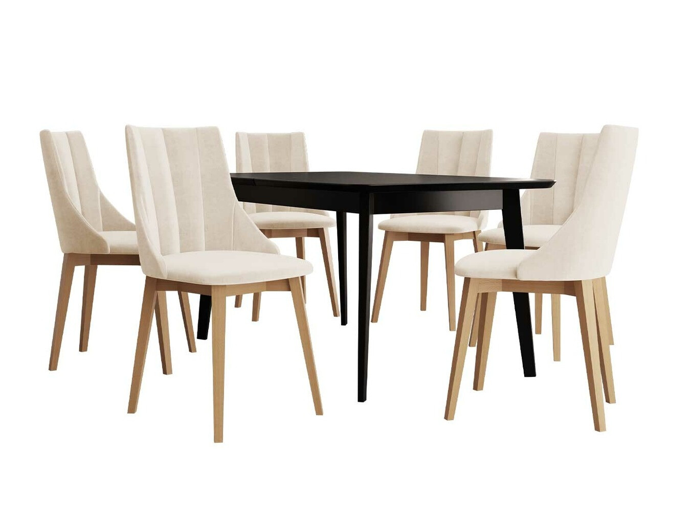 Spisestuesæt Racine 139 (Brun + Magic Velvet 2250)