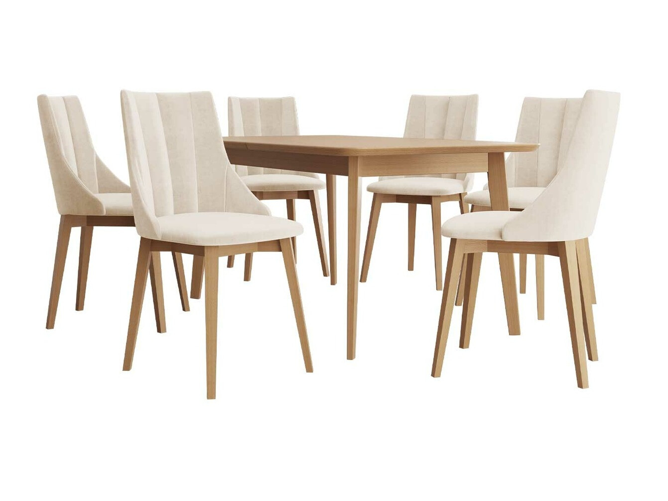 Spisestuesæt Racine 139 (Brun + Magic Velvet 2250)