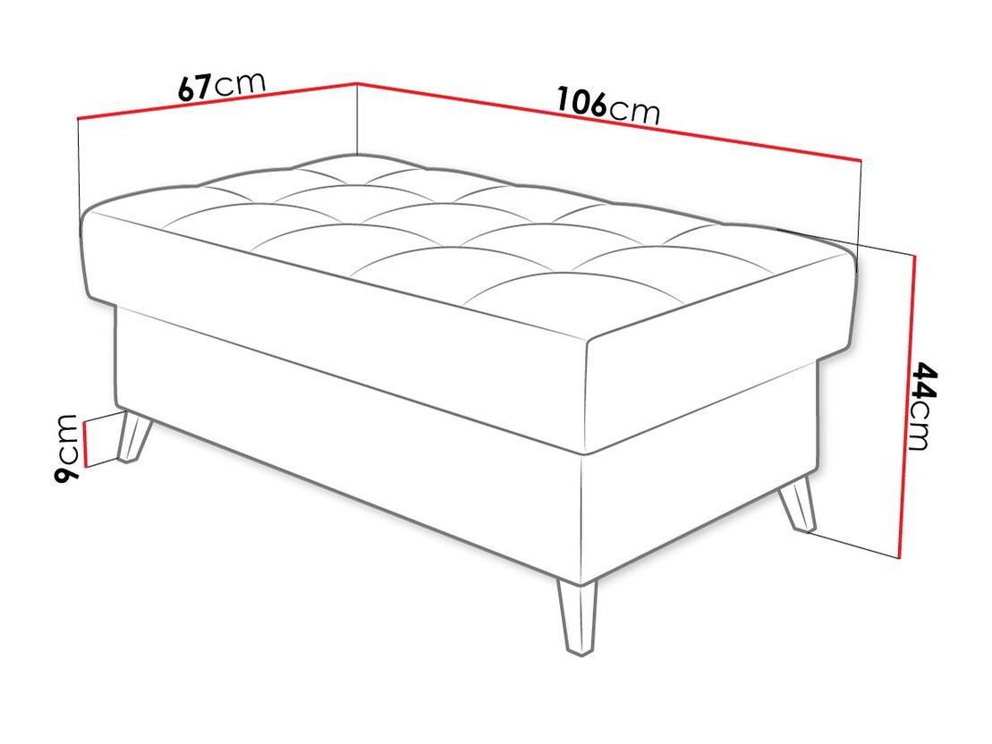 Polstret bænk Comfivo Agnus I (Fresh 11)
