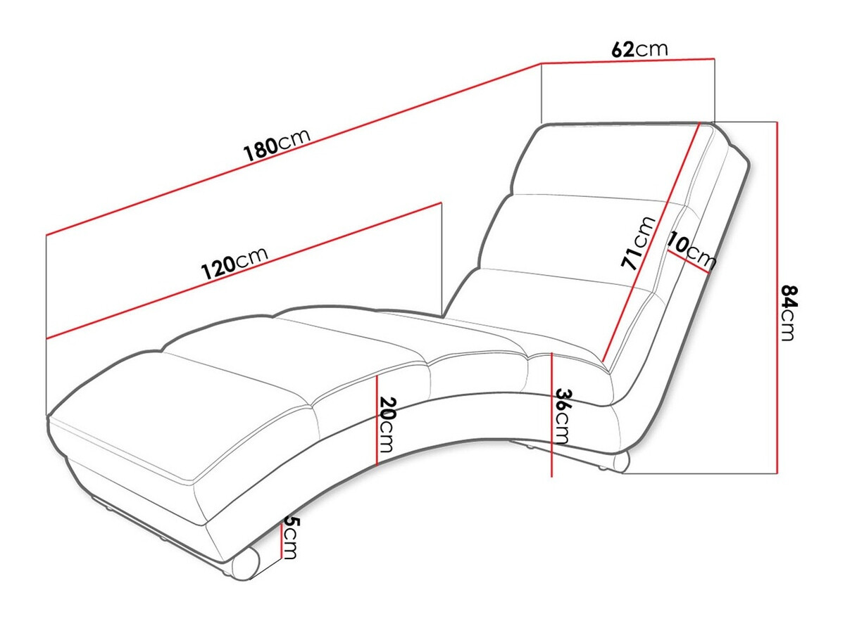 Chaiselong Comfivo 172 (Venus fløjl 2926)