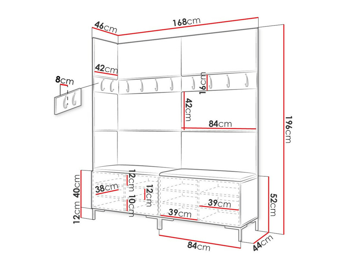 Entrésæt Nomal V (Øko læder blødt 017)
