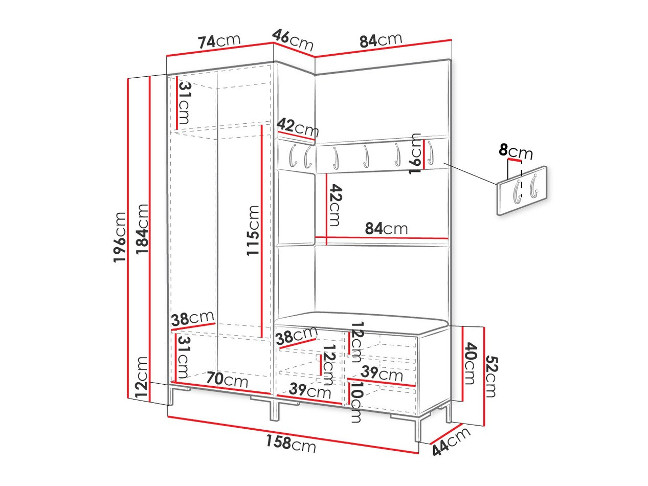 Entrésæt Nomal IX (Øko læder blødt 017)