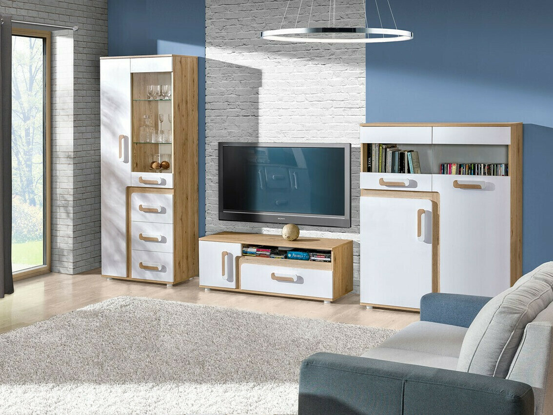 Skænk Levtala 113 (Lys eg + Hvid)