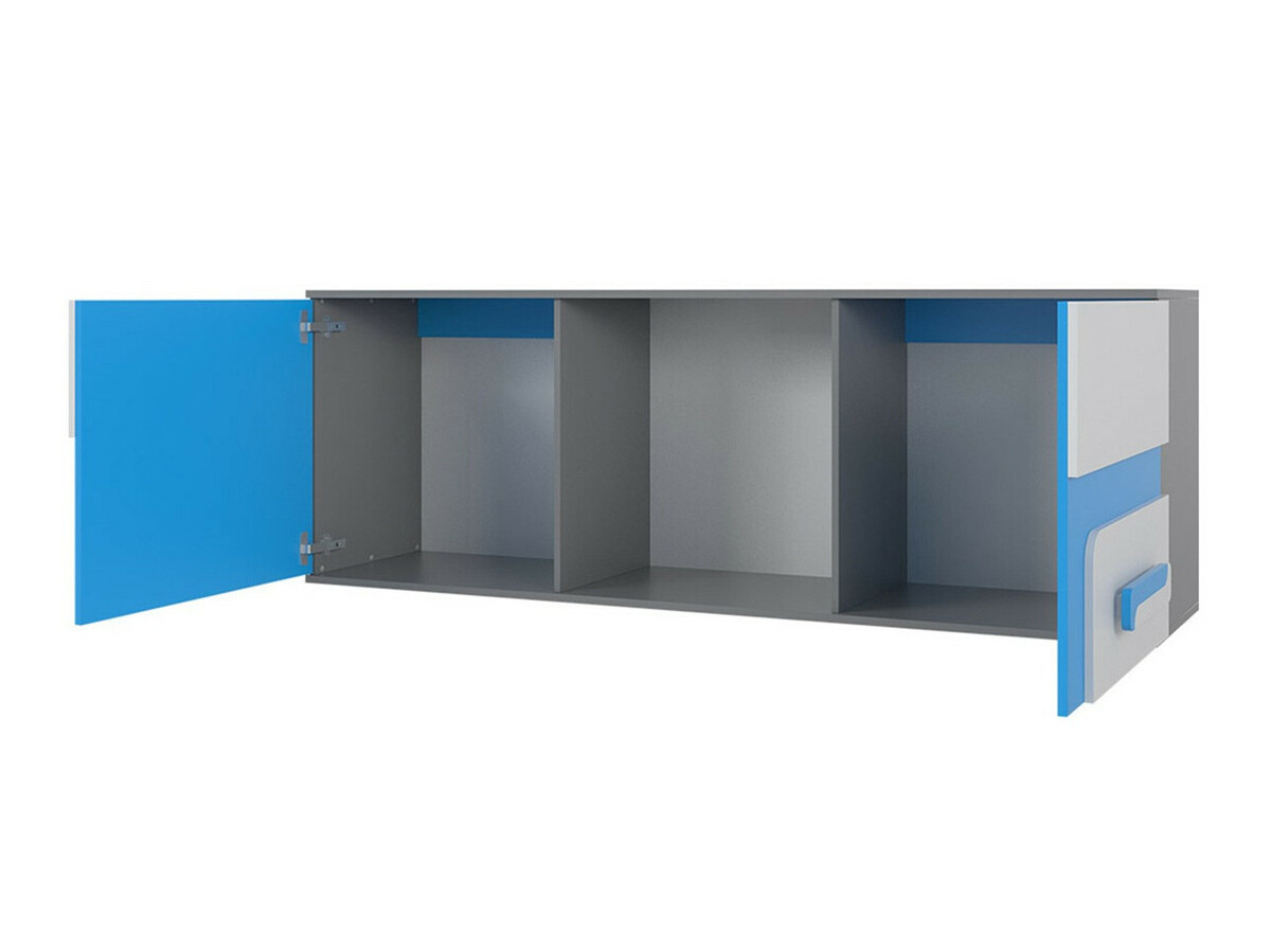 Børneværelsessæt Levtala 120 (Antracit + Hvid + Lyserød)