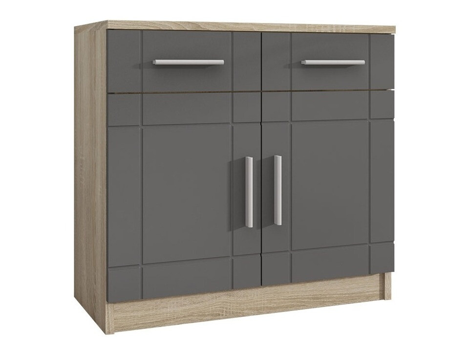 Kommode Bacces (Sonoma eg + Grafit)