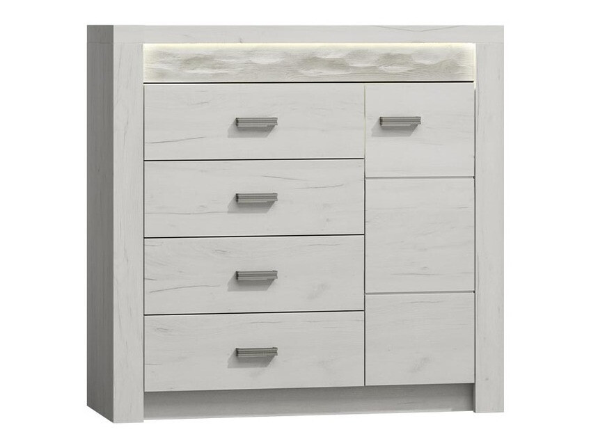 Kommode Serfeno 115 (Craft hvid)