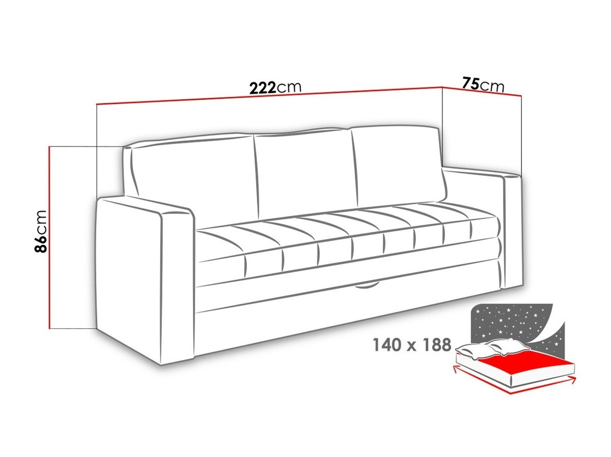 Polstret møbelsæt Tivdalu 120 (Gomez 12 + Gomez 08)