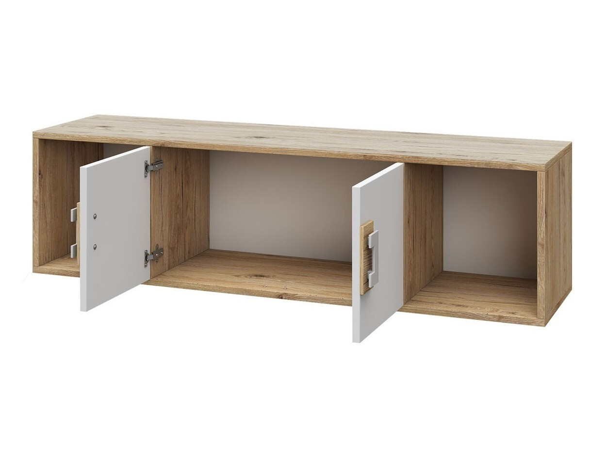 Børneværelsessæt Balvire 116 (Lys eg + Hvid + Turkis)